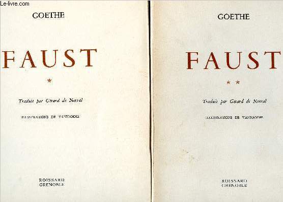 Faust - 2 volumes : tome 1 et tome 2