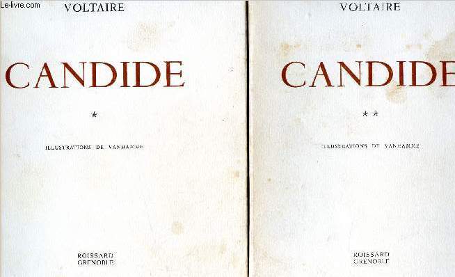Candide - 2 volumes : tome 1 et tome 2