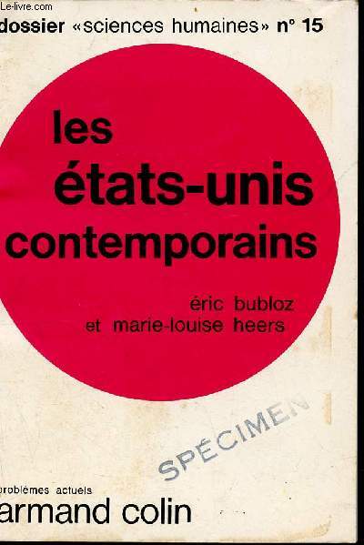 Les tats-unis contemporains - Dossier Sciences humaines n 15