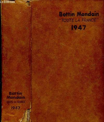 Bottin mondain 1947 - toute la france - annuaire du commerce didot-bottin