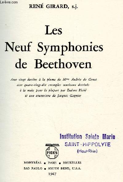 Les neufs symphonies de Beethoven