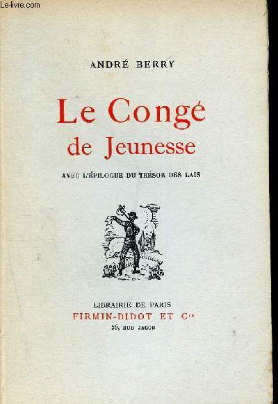 Le cong de jeunesse - Avec l'pilogue du tresor des lais