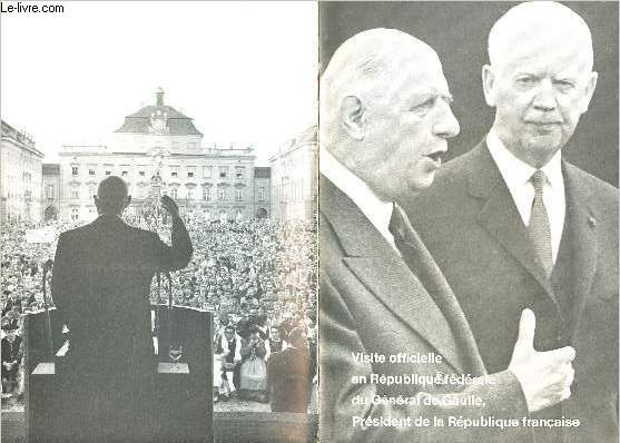 Visite officielle en rpublique fdrale du gnral de Gaulle, prsident de la rpublique franaise - du 4 au 9 septembre 1962