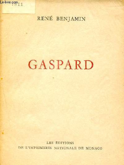 Gaspard - Collection des prix goncourt