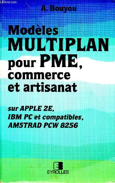Modèles multiplan pour PME, commerce et artisanat - sur apple 2E, ibm pc et c... - Afbeelding 1 van 1