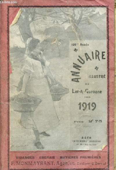 Annuaire illustre du lot-et-garonne pour 1919 - 129eme annee