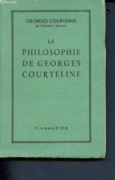 La philosophie de georges courteline