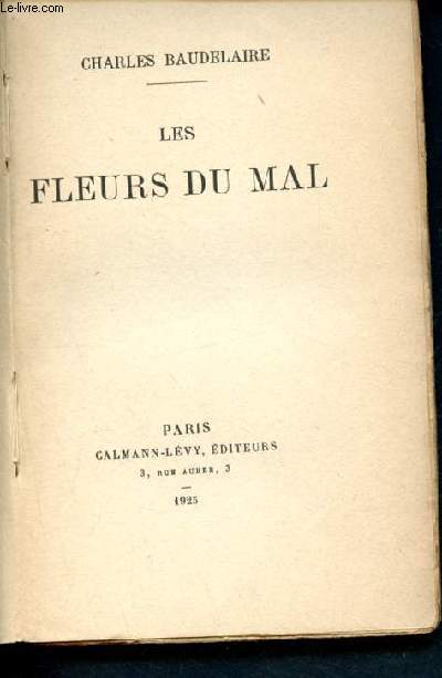 Les fleurs du mal