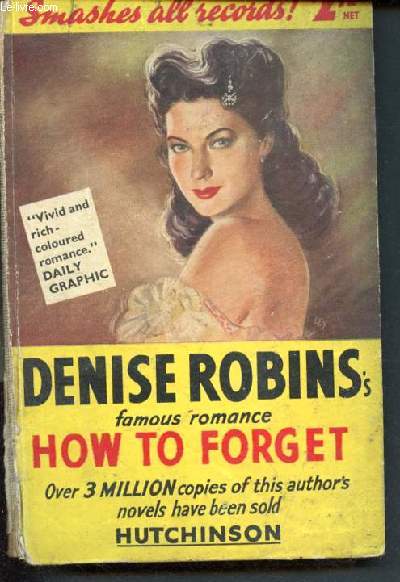 How to forget - famous romance, smashes all records - 60th thousand