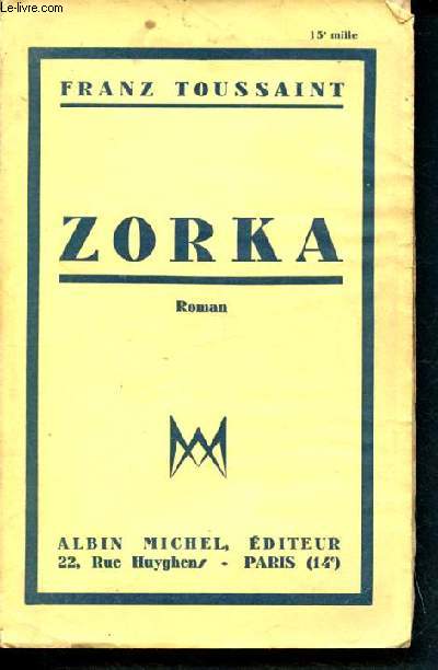Zorka - roman