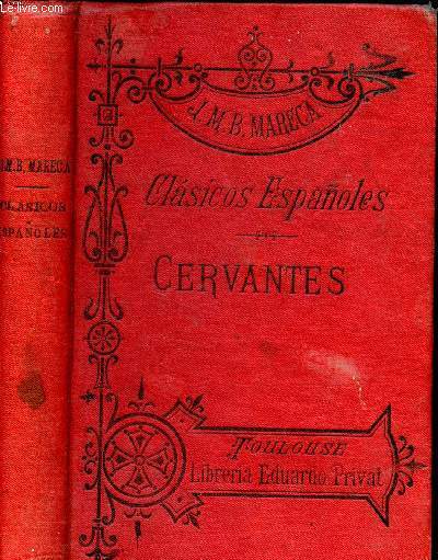Clasicos Espanoles Cervantes Don quijote de la mancha novelas ejemplares trozos selectos con estudio biografico y notas explicativas