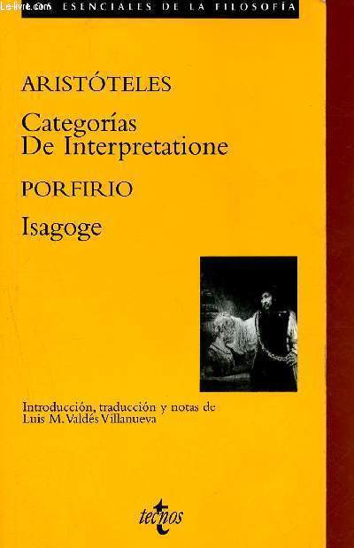 Categorias de interpretatione, Isagoge.