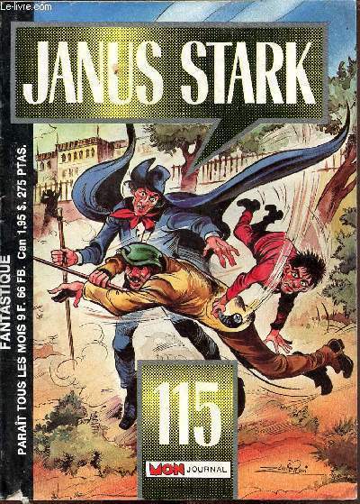 Janus Stark n115 de Aot 1988 - Les Chauves-Souris - Le Masque de Cuir - Le Naufrag - Zarga Echec  Scotland Yard - Le Donjon - Oncle Robie.