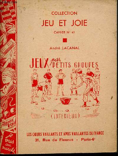 Jeux par petits groupes (intrieur) - Collection Jeu et Joie n41.