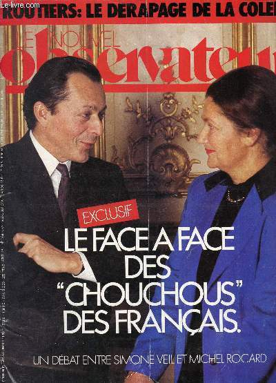 Le Nouvel Observateur n1007 - Le face  face des chouchous de la France : Simone Veil et Michel Rocard - Routiers, le drapage de la colre - Revendications: les habits neufs du corporatisme - Les rendez vous de l'Observateur - etc.