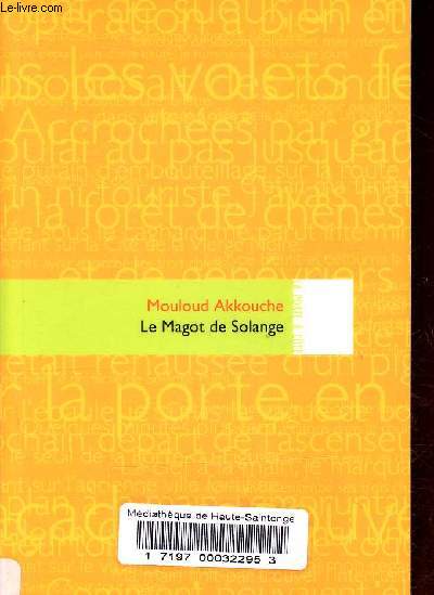 Le Magot de Solange.
