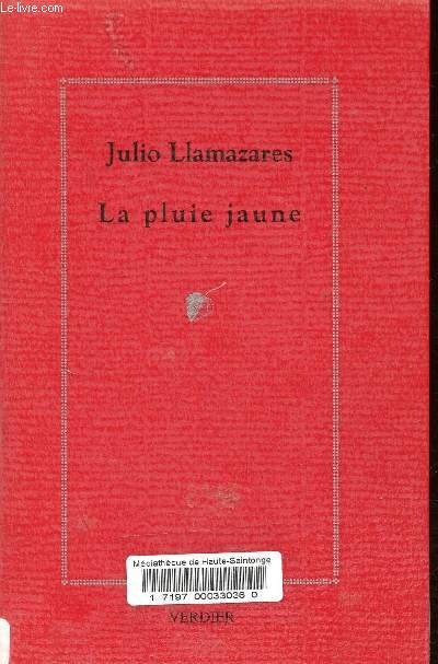 La pluie jaune - Collection Otra memoria.