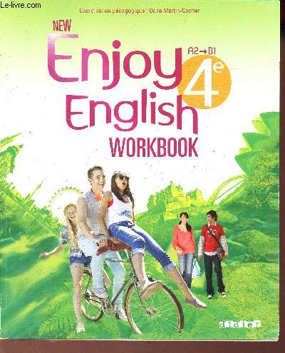 New Enjoy English A2-B1: 4e - Cahier d'activits Workbook.