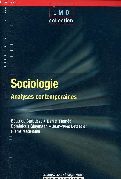 Sociologie, analyses contemporaines - Collection LMD.