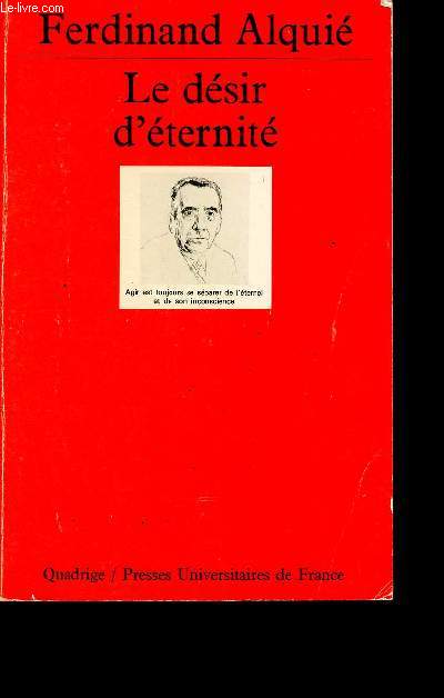 Le dsir d'ternit - Collection Quadrige n50.
