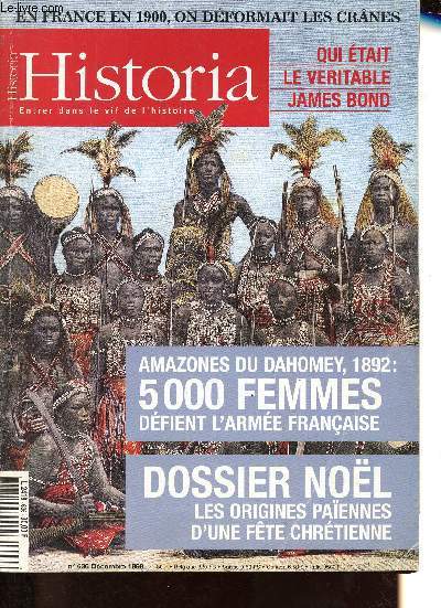Revue: Historia entrer dans le vif de l'histoire n636 dcembre 1999 - Inde-Pakistan: un hritage  surmonter - La Renaissance a-t-elle exist ? - Pakistan, une cration britannique artificielle - Montre moi ton crane je te dirai d'o tu viens - etc.
