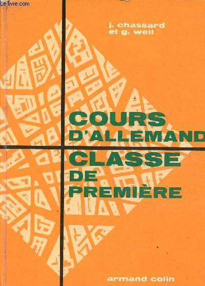 Cours d'allemand - Classe de 1re, 1re langue.
