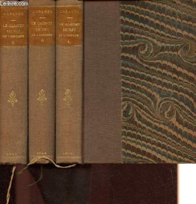 Le cabinet secret de l'Histoire - Quatrime srie - Tome 2 + 3 + 4 (3 volumes).