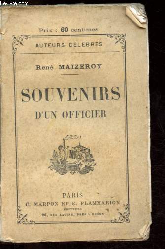 Souvenirs d'un officier - Collection Auteurs clbres n40.