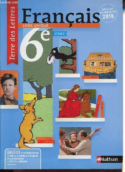Franais 6e cycle 3 - Collection Terre des lettres - Spcimen lve.