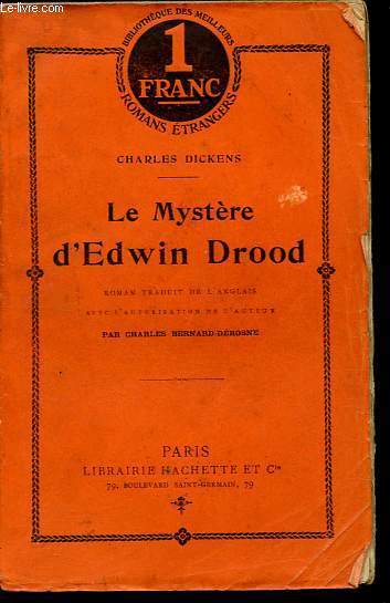 Le mystre d'Edwin Drood - Collection Bibliothque des meilleurs romans trangers.