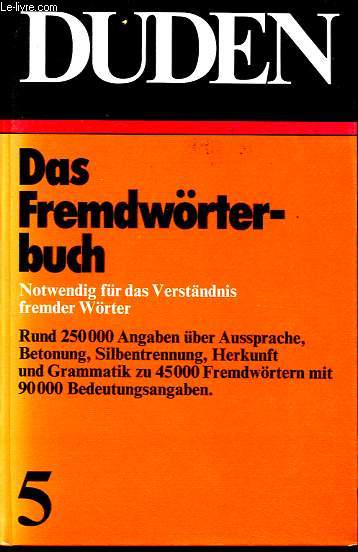 Duden Band 5 : Fremdworterbuch.