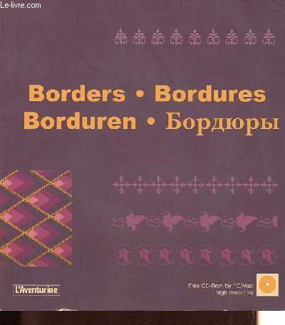 Borders - Bordures - Borduren - CD-Rom inclus.