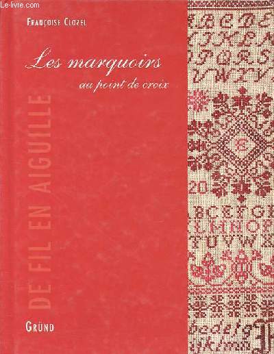 Les marquoirs au point de croix.