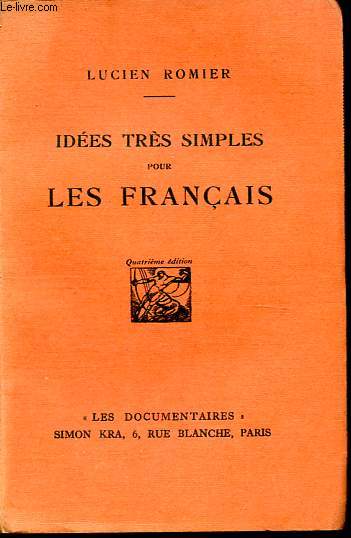 Ides trs simples pour les franais - Collection Les documentaires.