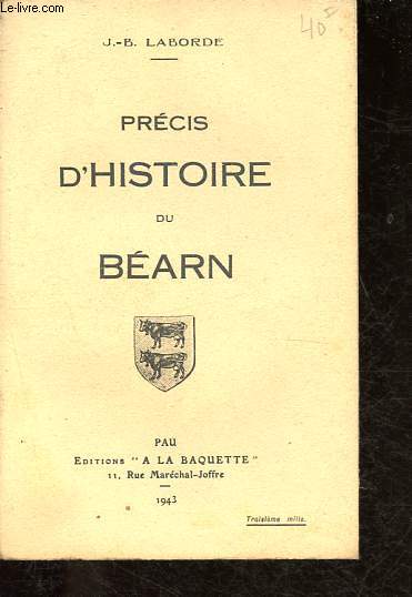 Prcis d'Histoire du Barn.