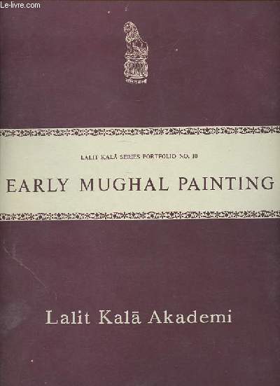 Early Mughal painting - Lalit Kala series portfolio n10.