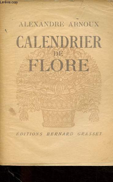 Calendrier de Flore.