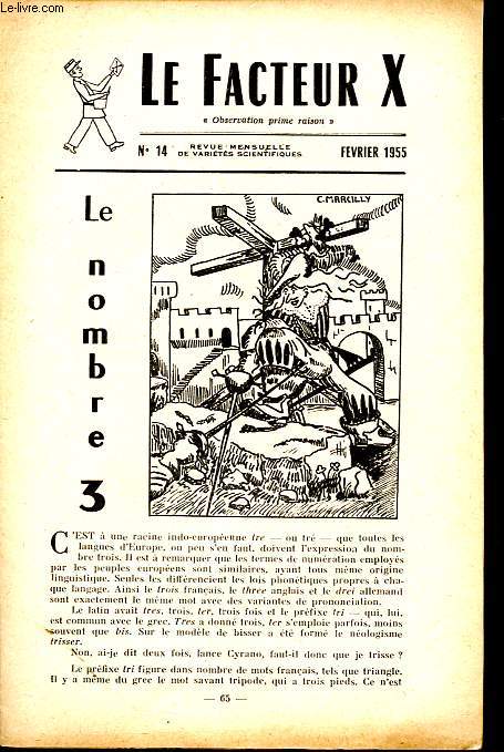 Le facteur X n14 : Le nombre 3 -