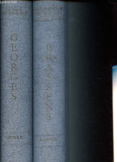 La tour des miracles, tome I + Les amoureaux qui crivent sur l'eau, tome II + une photo des auteurs - Edition numrote exemplaire n1857/5000 (2 volumes).