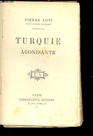 Turquie agonisante.