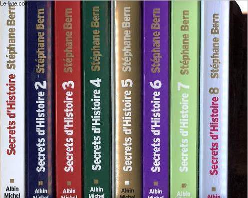 Secrets d'Histoire, tome 1 + 2 + 3 + 4 + 5 + 6 + 7 + 8 (8 volumes).