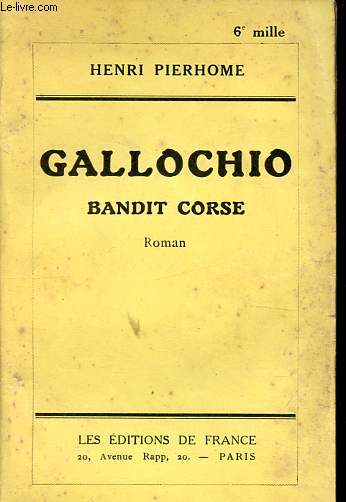 Gallochio - Bandit corse.