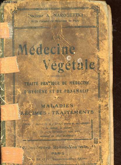 La mdecine vgtale et le rgime biologique - Le livre de la sant et d'hygine.