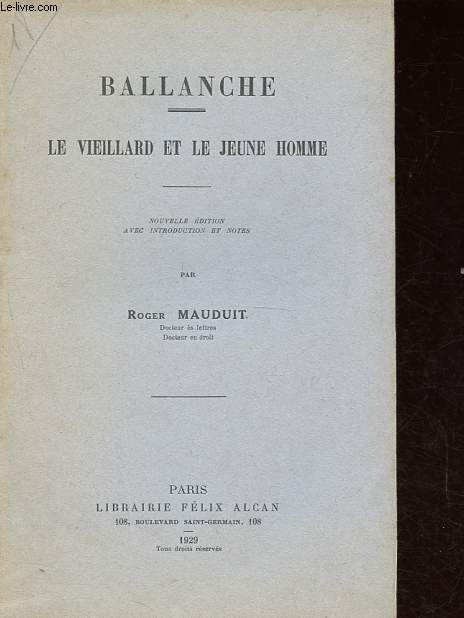 Le vieillard et le jeune homme.