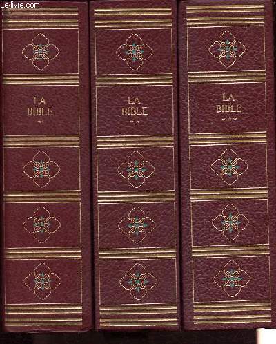 La Bible de Jrusalem, Tomes I + II + III: Ancien testament + Tome IV: Nouveau testament - Collection Religions et philosophies (4 volumes).