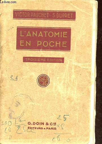 L'anatomie en poche.