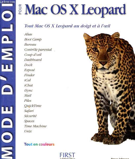 Mode d'emploi pour Mac OS X Leopard.