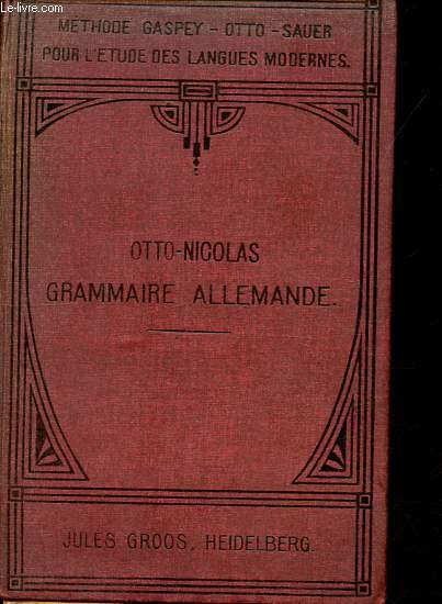 Nouvelle grammaire allemande.