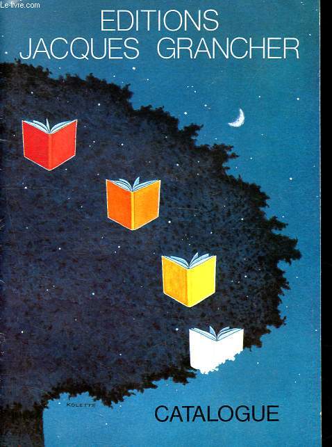 Catalogue - Editions Jacques Grancher.