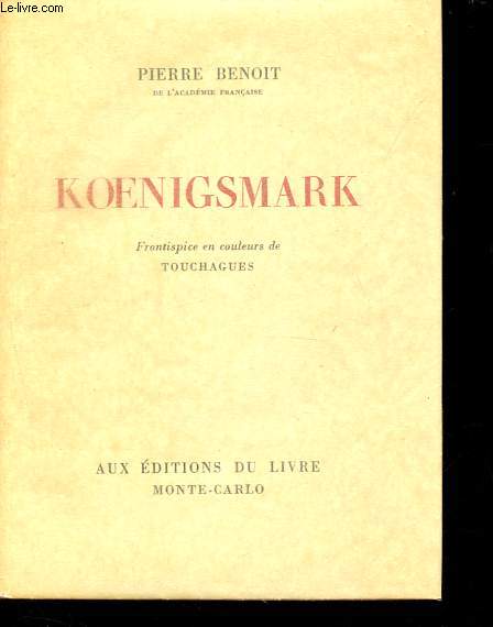 Koenigsmark - Edition numrote exemplaire n1461/3000.